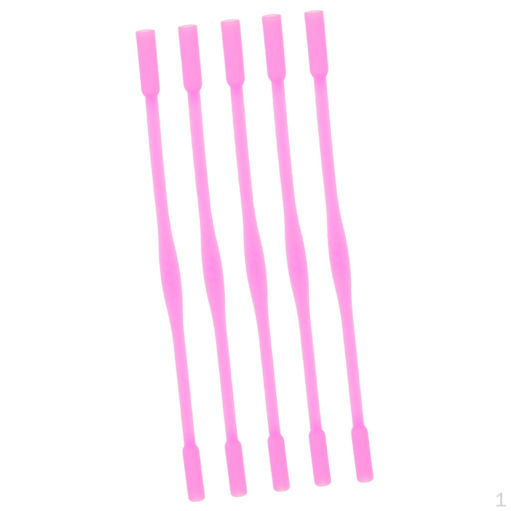 

5 шт. силиконовые очки, фиксаторы для очков на шее, очки розы красного