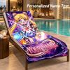 Sailor Moon Custom Name Beach Towel Large Soft Towel for Indoor Bathroom Outdoor Beach