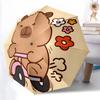 1pc Bicycle Ride Automatic Open/close Umbrella, 8-Rib Sturdy Structure, Artistic Pattern, Compact Design, Fashion Lovers L033
