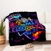 1Pc Game Room Print Flannel Blanket, High quality Digital Printing, Comfortable for All Seasons, Home DecorGifts821021