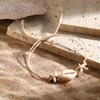 Ornaments Starfish Beaded Bracelet Bohemian Shell Beaded Handstring Turtle Woven Bracelet  Women