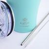 Thermal Mug with Straw 350 Ml Bermuda Green