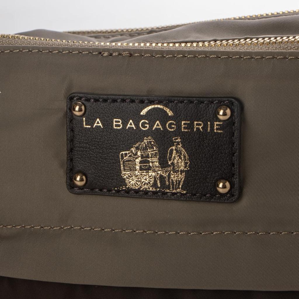 Shoulder Bag Waterproof Nylon Square Shoulder Greige [Rabaga Jerry] Women's (26)