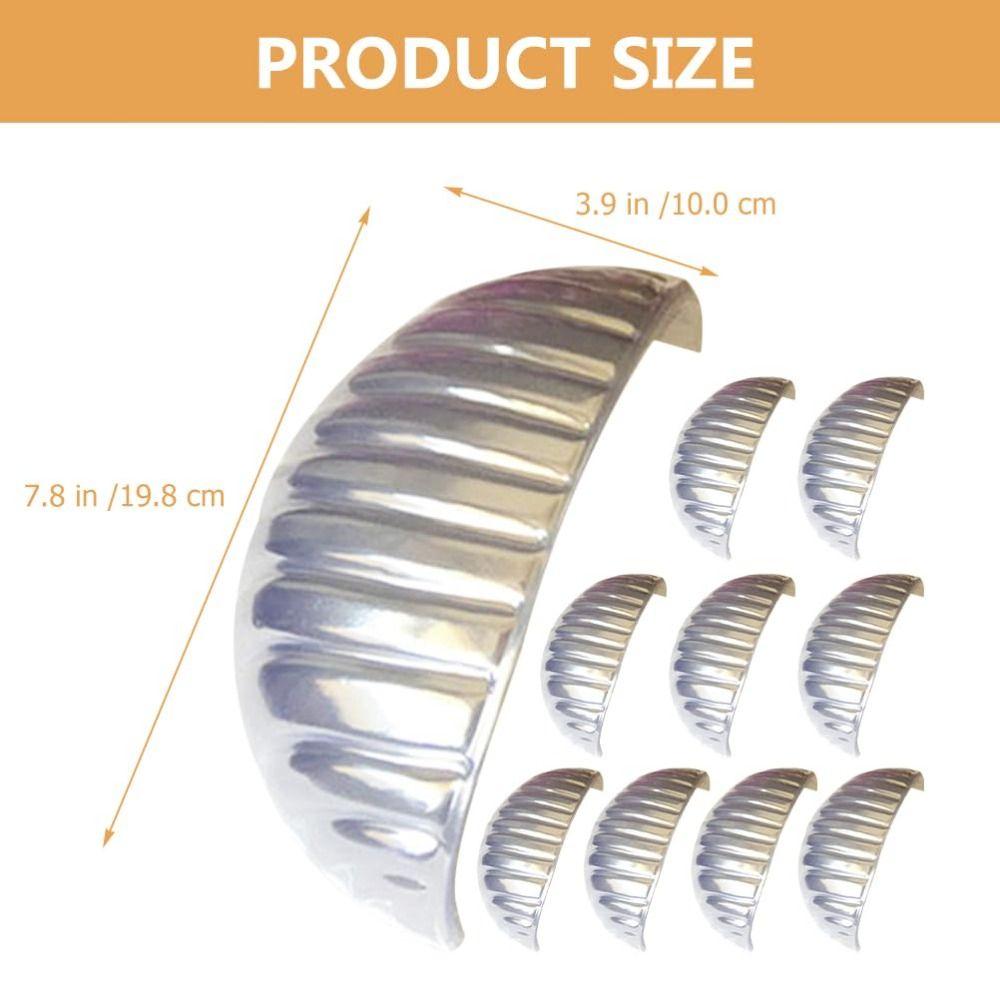 10Pcs Hat Shaper Baseball Cap Inner Support Stands Clear PVC Hat Insert for Baseball Cap Lightweight Protective Frame