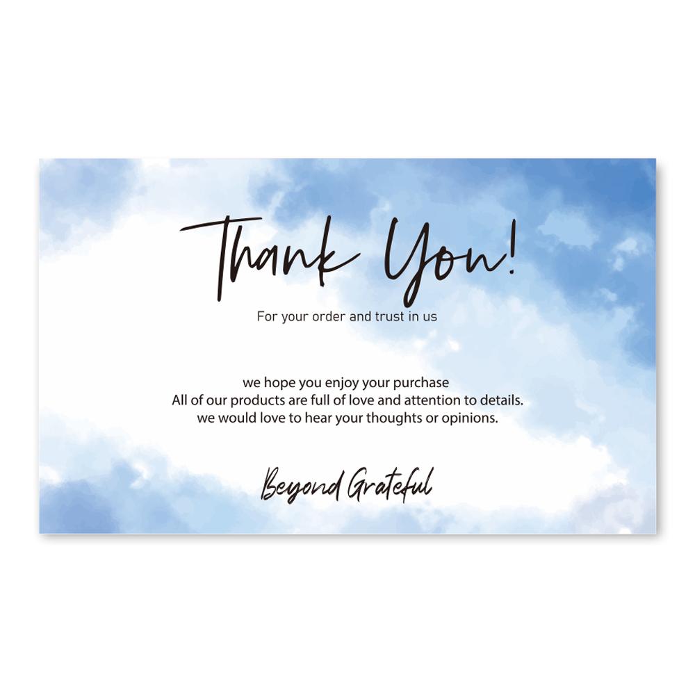 30 Pcs White Thank You Card Thank You For Your Order Card Praise Labels For Small Businesses Decor For Small Shop Gift Packet