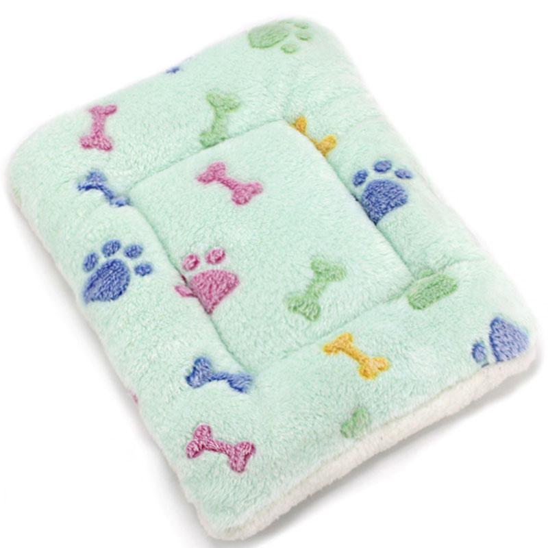 Soft Plush Cat Bed Mats Warm Pet Sleeping Pad for Cats Small Dogs Cute Kitten Cushion Blanket Cat Accessories