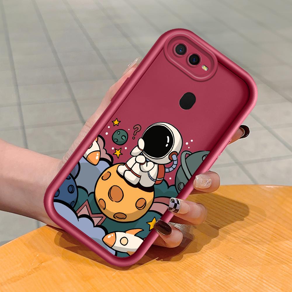 Soft Silicone Square Ladders Cartoon Pattern Full Cover Camera Protection Shockproof Case for Huawei Honor Xiaomi Redmi Samsung