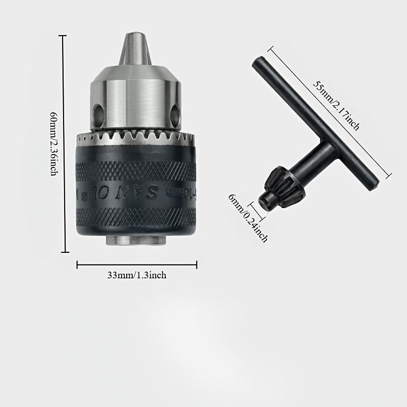 

[2pcs ProMaster Drill Chuck] 2pcs ProMaster Multi-Purpose Metal Drill Chuck Set | Quick Change, Durable Aluminum & Steel Design, No Power