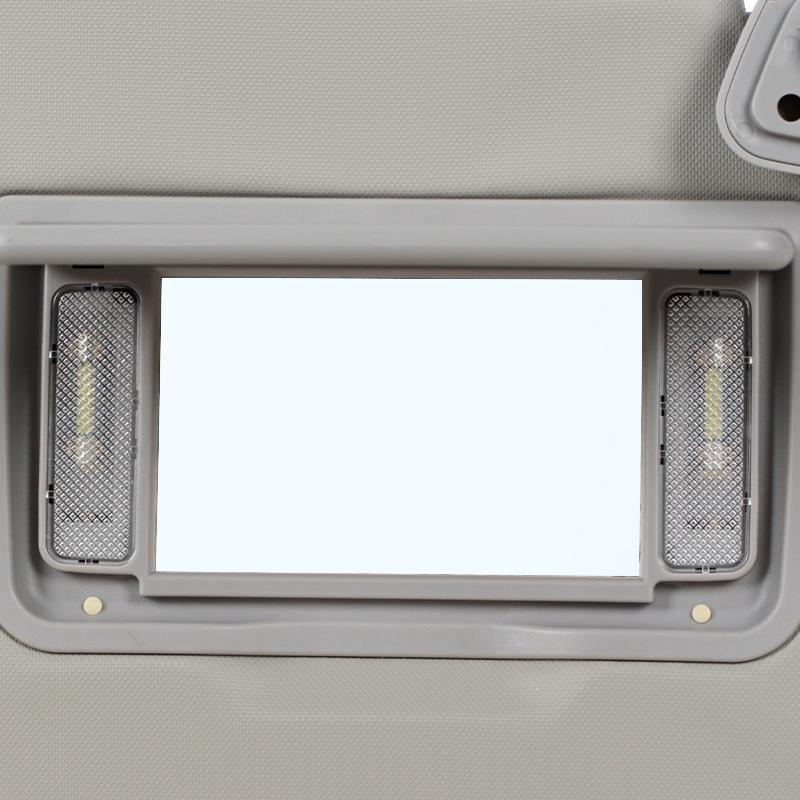 Car Sunvisor Accessories For Renault Koleos 2009 2010 2011 2012 2013 2014 2015 2016 Front Sun Visor Wth Makeup Mirror With Light
