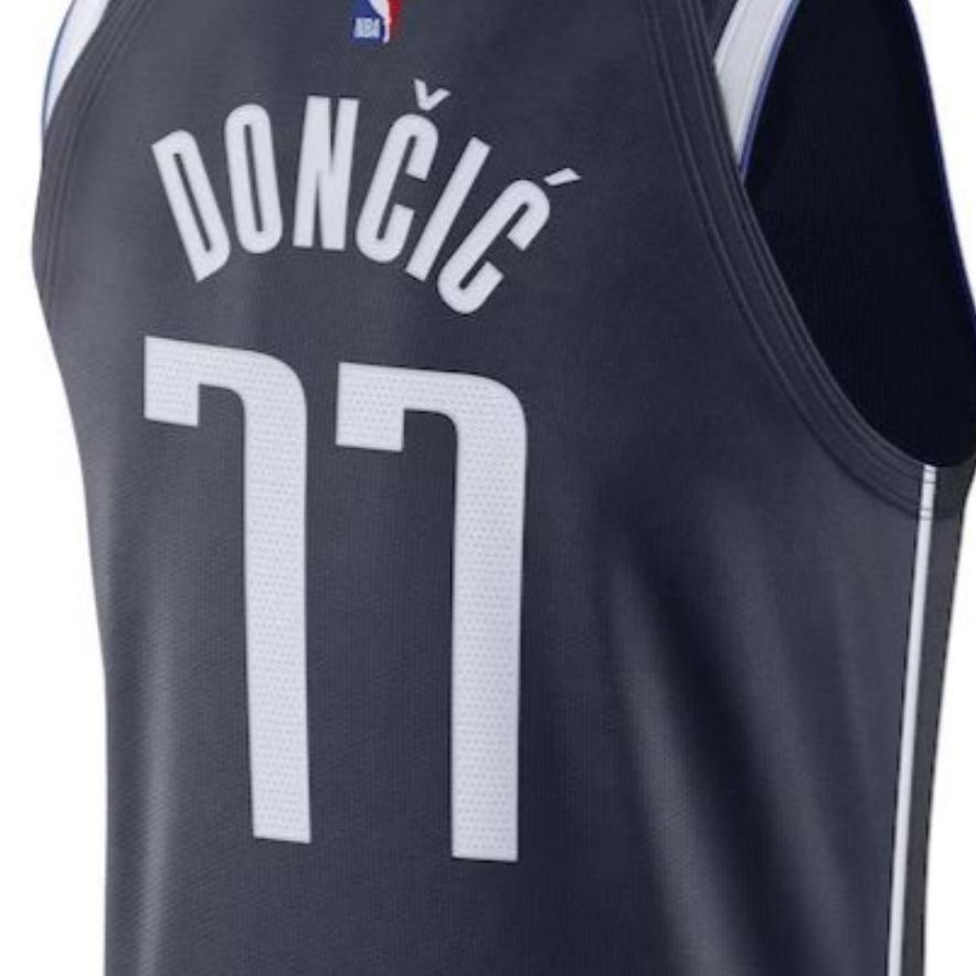 Jordan Logo Print Comfortable Breathable Basketball Vest Luka Doncic Statement Edition Men Tops Navy-Blue DQ0144-420