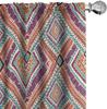 Ethnic Geometric Curtains Tribal Aztec Print for Living Room Window Boho Decor