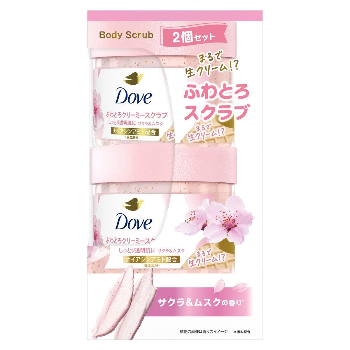Кремовый скраб для тела Dove Sakura Кремовый скраб для тела Dove Sakura Набор из 2 шт. 298 г X 2