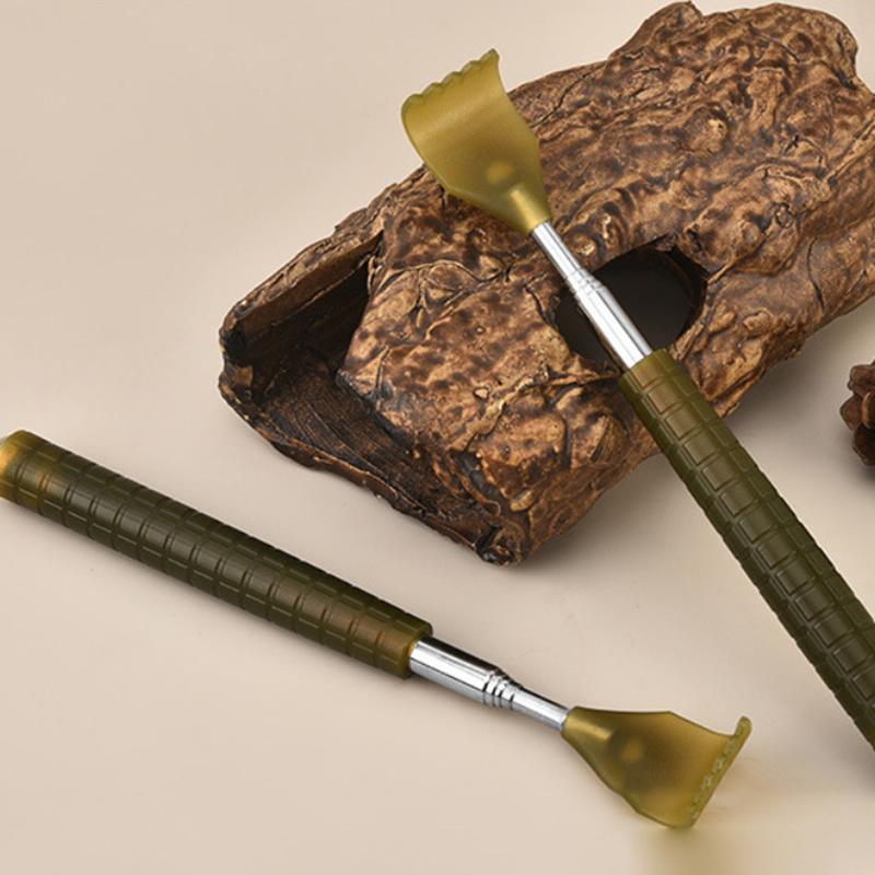 1 Pc Extendable Hackle Back Scratcher Telescopic Scratching Backscratcher Massager Back Scraper one size