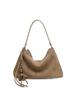 Versatile Retro Frosted Cowhide Women's Commuter Tote and Shoulder Bag