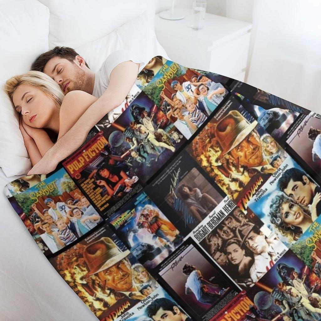 Classic Movies Throw Blanket sofa bed Shaggy Large Luxury Brand Blankets