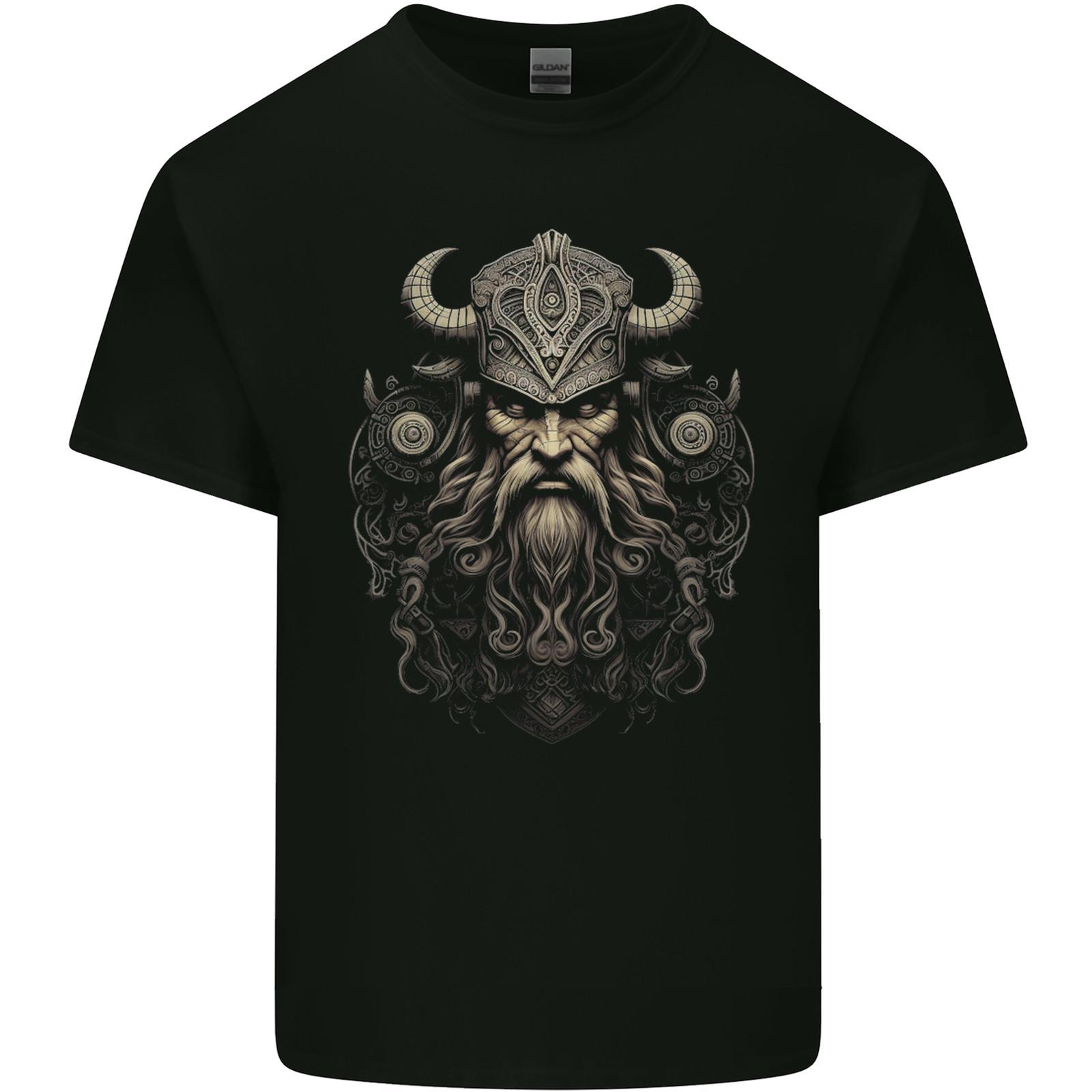 A Viking Warrior Chief Mens Cotton T-Shirt Tee Top XXL