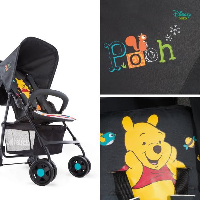 WINNIE L'OURSON Poussette Sport Jusqu'à 18 Kg Avec Position Couchée, Légère (5,9 Kg), Pliable Et Compacte
