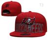 Nfl New Embroidered Buckle Cap Flat Edge American Football Team Cap Pirate Hat Visor Sa Baseball Cap