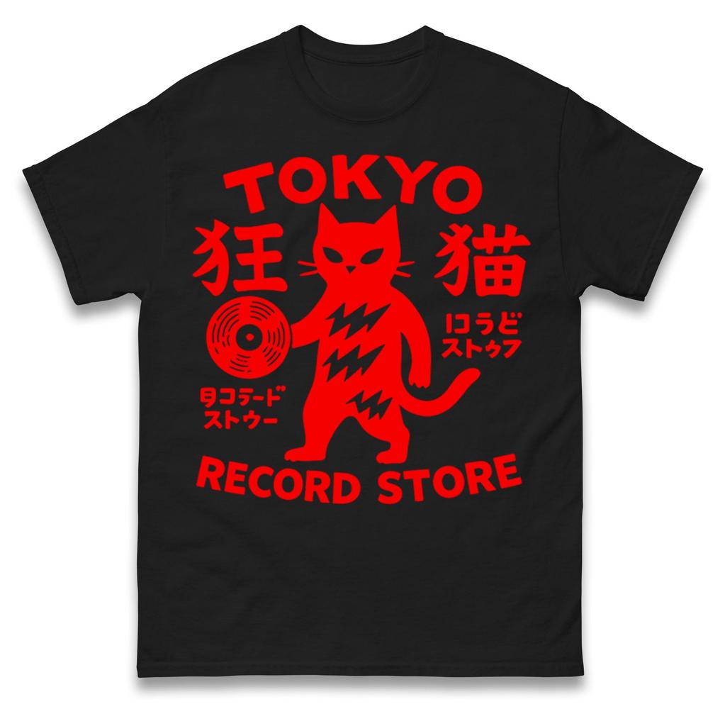 Tokyo Record Store T Shirt Tshirt Mens Womens Unisex Tops Tees