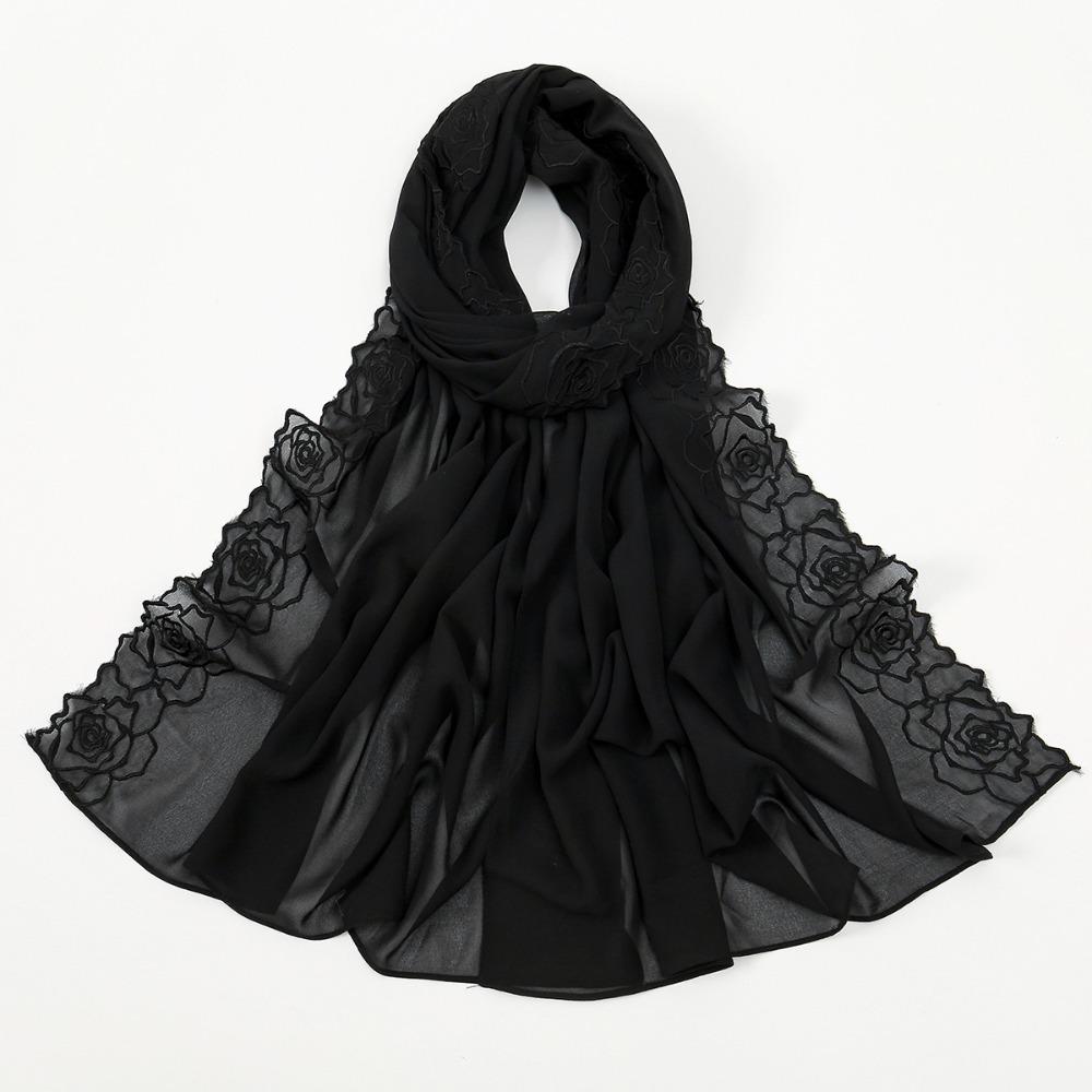 Elegant Headscarf Chiffon Hijab Scarf Versatile Women Turban  for Women