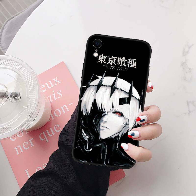 Pouzdro na telefon Tokyo Ghoul pro iPhone 6 6s 7 8 11 12 13 14 15 XS Pro Max XR X SE Samsung S20 S21 S22 S23 S24 FE Ultra S8 S9 S10 Plus Lite S21S S10E