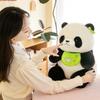 Cute National Treasure Giant Panda Plush Toy Doll Bib Panda Doll Pillow Living Room Ornament Rag Doll Gift