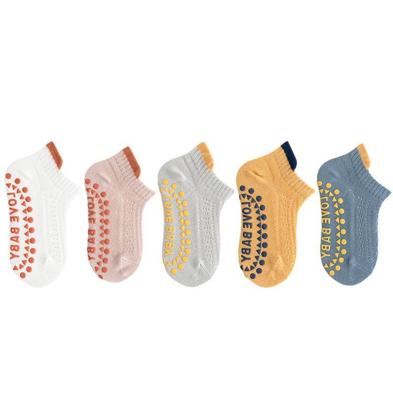 Summer Mesh Breathable Non-Slip Baby Cotton Socks