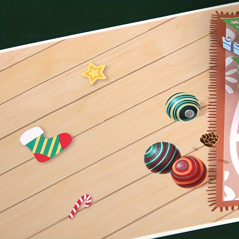 1 buc Felicitare 3D de Crăciun - Brad de Crăciun verde, Felicitare handmade cu urări, Un plus festiv pentru petrecerile de Crăciun