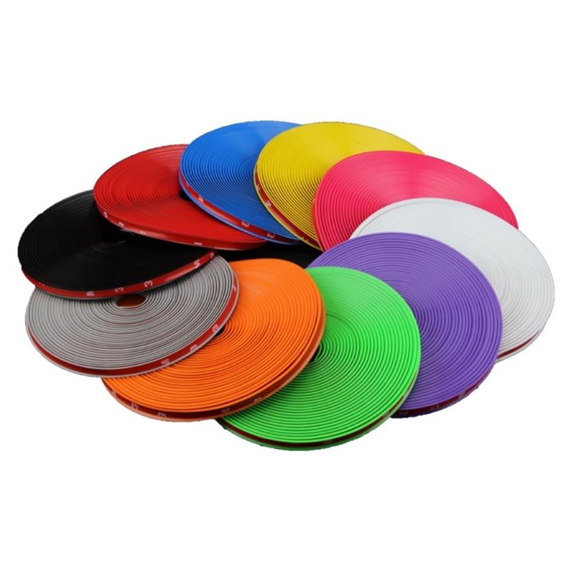 Rims Trim Wheel Protection Strips for Curb Rash and Wheel Scratch Prevention Wheel Decoration Car Styling