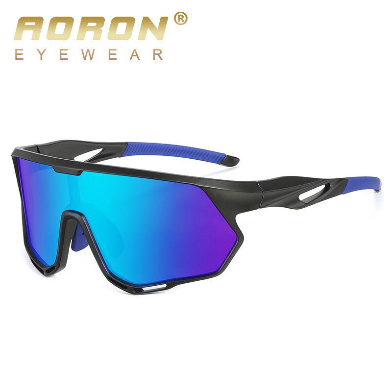 AORON Big Frame Cycling Sunglasses Outdoor Fashion Sport Driving Skiing Glasses for Men Women Photochromic Polarized Sunglasses