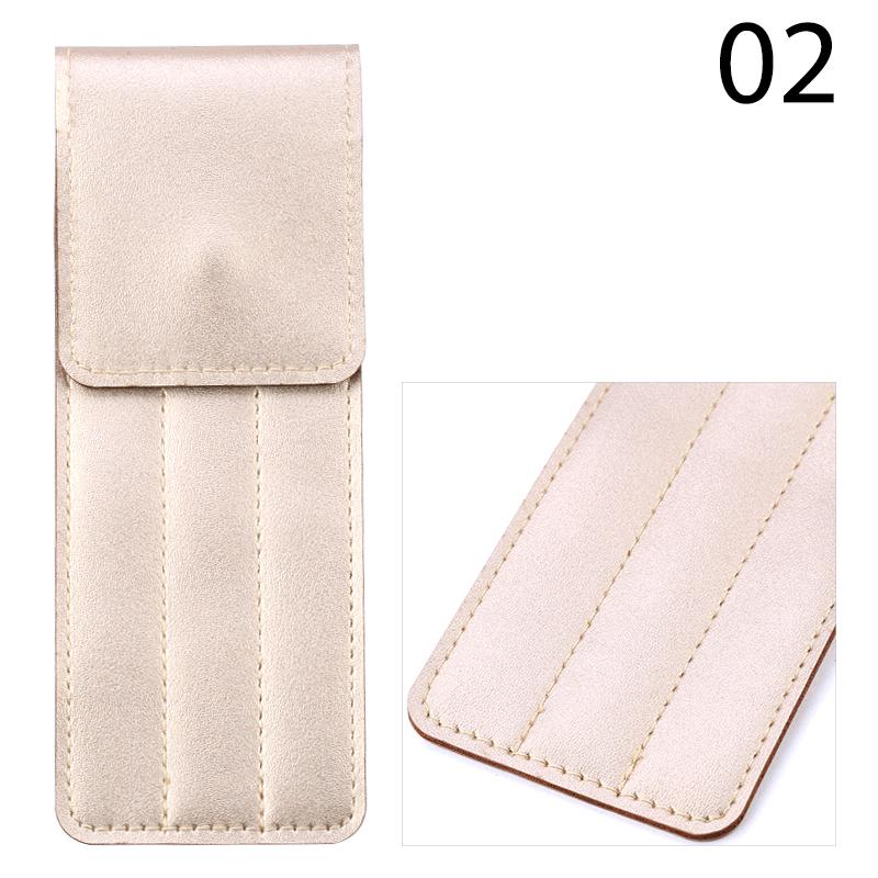 Eyelash Extension Tweezers Leather Case Collection Tweezer Holder Storage Box Professional Portable Safe Storage Bag Makeup Tool