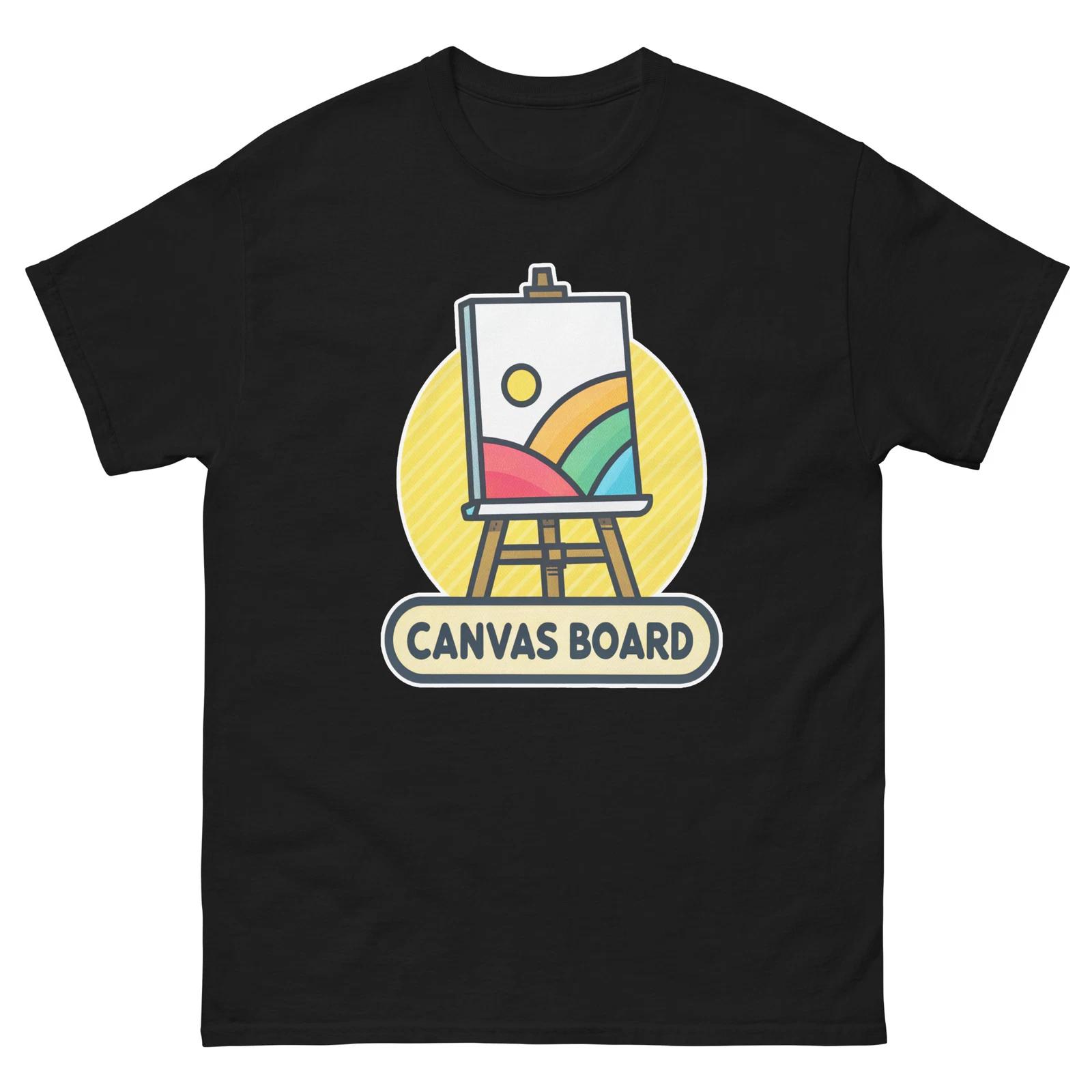 

Canvas Board School Classroom Object Office Teacher T-Shirt S