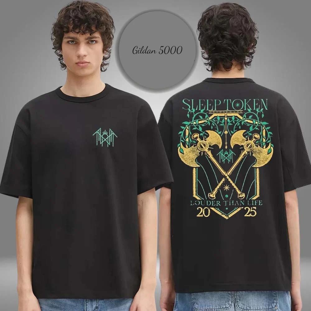 Masked Band Louder Than Life 2025 Two Axes Unisex T-Shirt  Unisex T-Shirt XXL