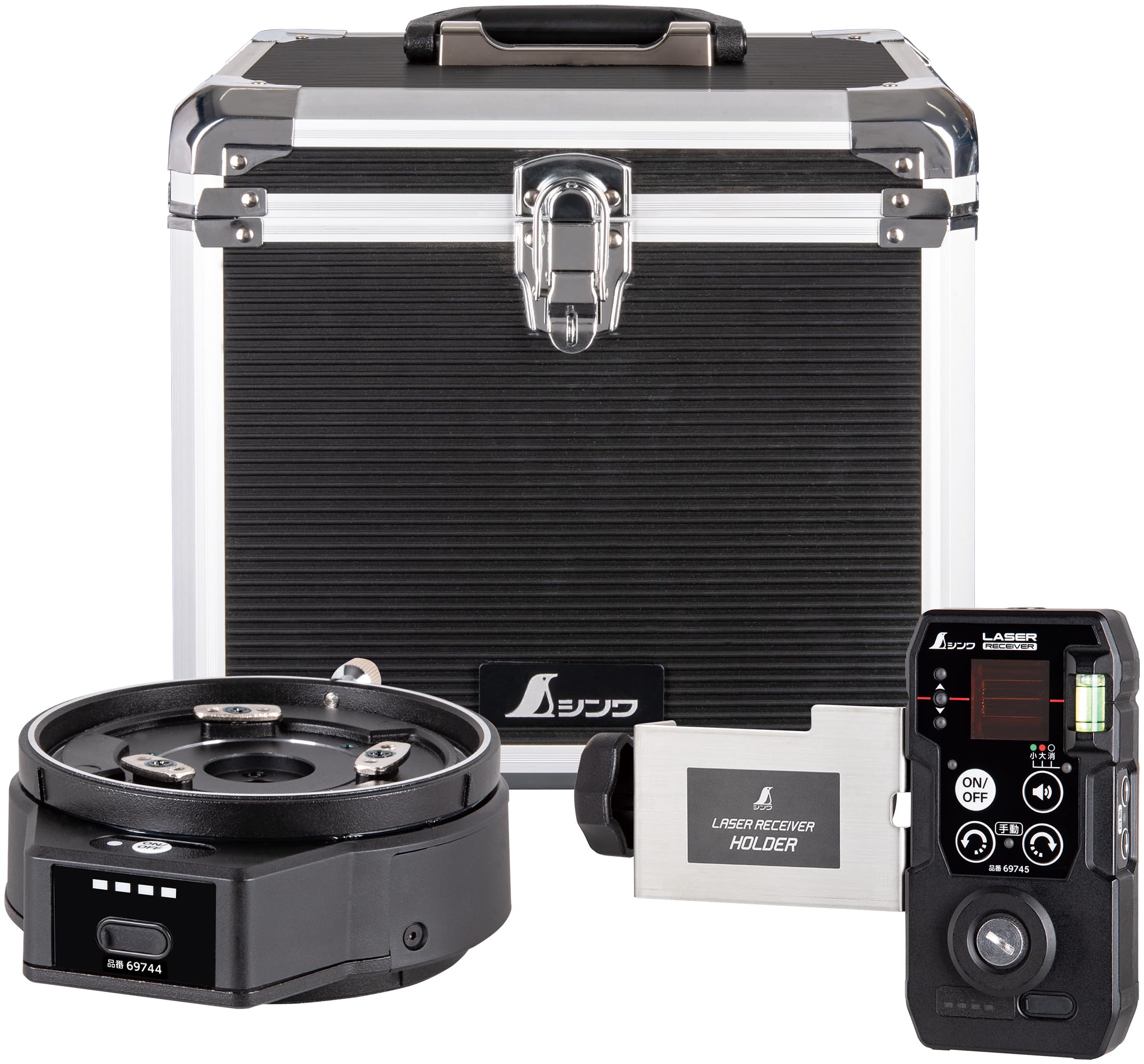 

Shinwa Sokutei Automatic Tracking Turntable Receiver Set for LEXIA Red with Aluminum Case 69738