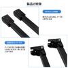 7Akiranoai 4pcs 42cm Folding Laptop Table Legs, Folding Hardware, Table Leg Brackets with Screws