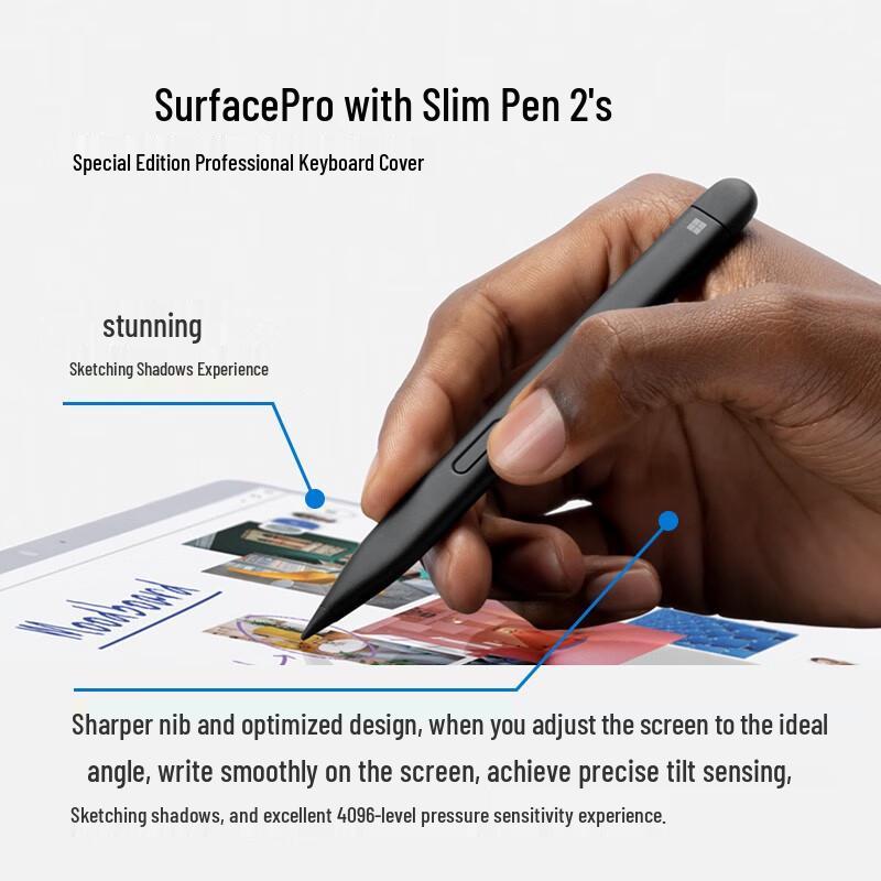 Microsoft Surface Pro 9/8 Keyboard Cover with Slim Pen 2