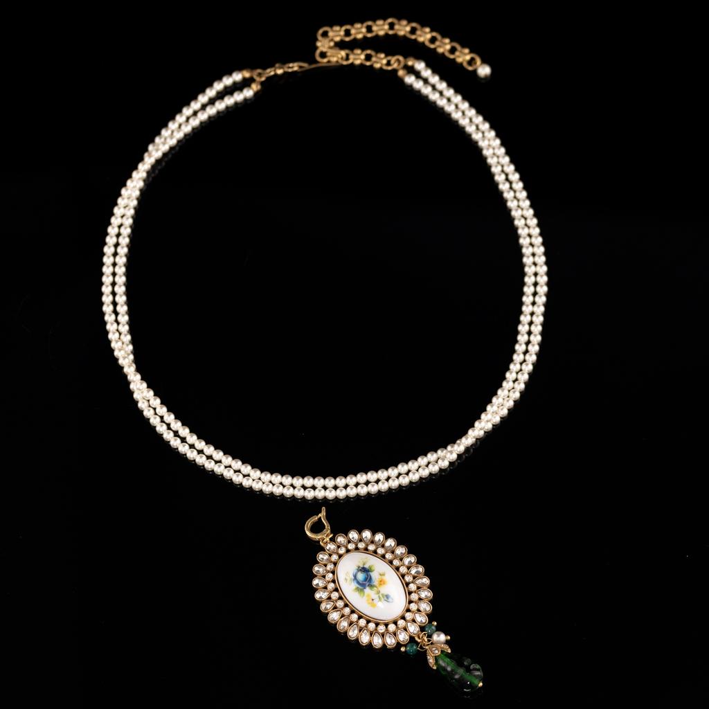 Direktlieferung Mittelalterlicher Vintage Schmuck Nischen Design Französische Retro Schlüsselbein Kette Halskette Halskette Neu