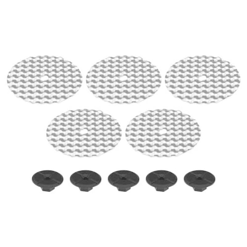 10 Pcs Washers Exhaust Heat Shield Repair Kit Metal Heat Shield Clips N90796501 Heat Protection PlateHeat Shield Heat Plate