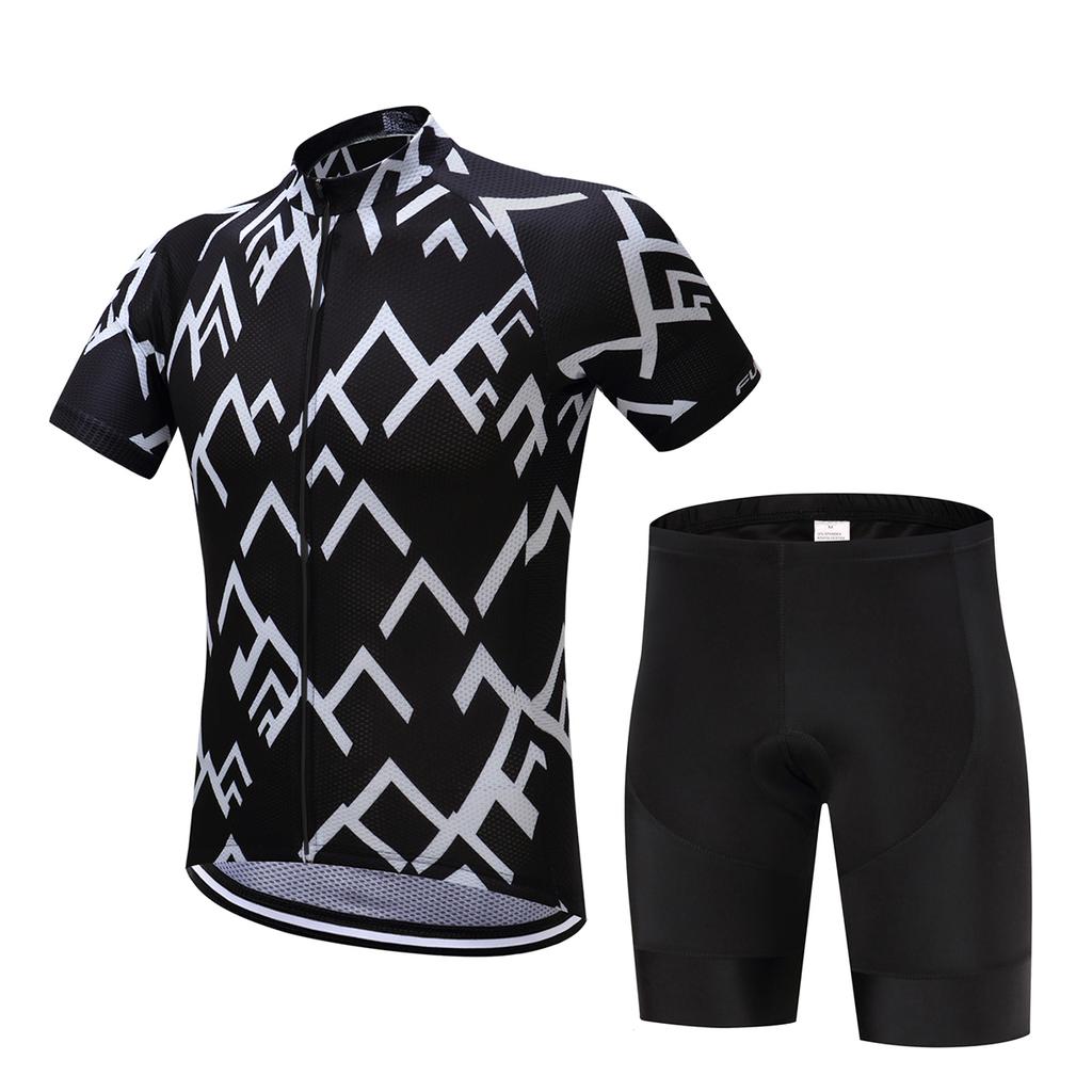 Men's Short Sleeve Cycling Wear Set Quick Dry Biking Shorts for Professional 2026 Summer Breathable Outdoor Sports Cycling Suit Set