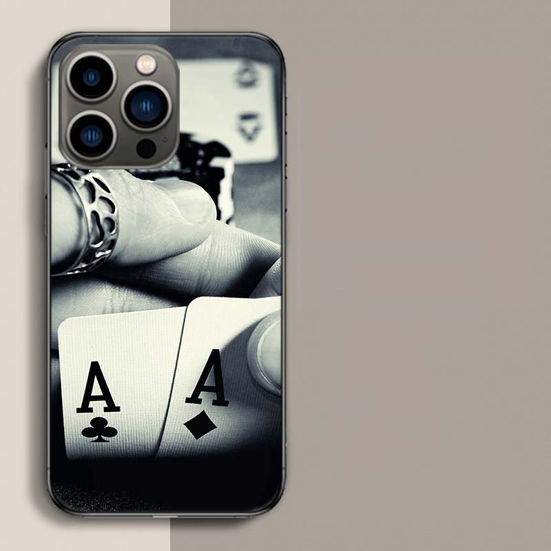 High-Stakes Eleganz Casino Luxe Handyhülle Für Iphone 17 Air 15 Pro 14 Plus 16 Pro Max 12 13 Mini 11 16E X XS Hülle Niedliche Fundas