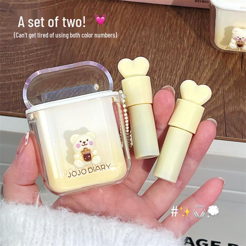 Bobo Matte Lip Glaze Set: Soft, Low-Saturation Shades for a Natural Look - Ideal for Students This Autumn/Winter.