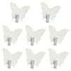 Butterfly Hooks for Hanging Coats Towels Keys In Bathroom Kitchen Porch