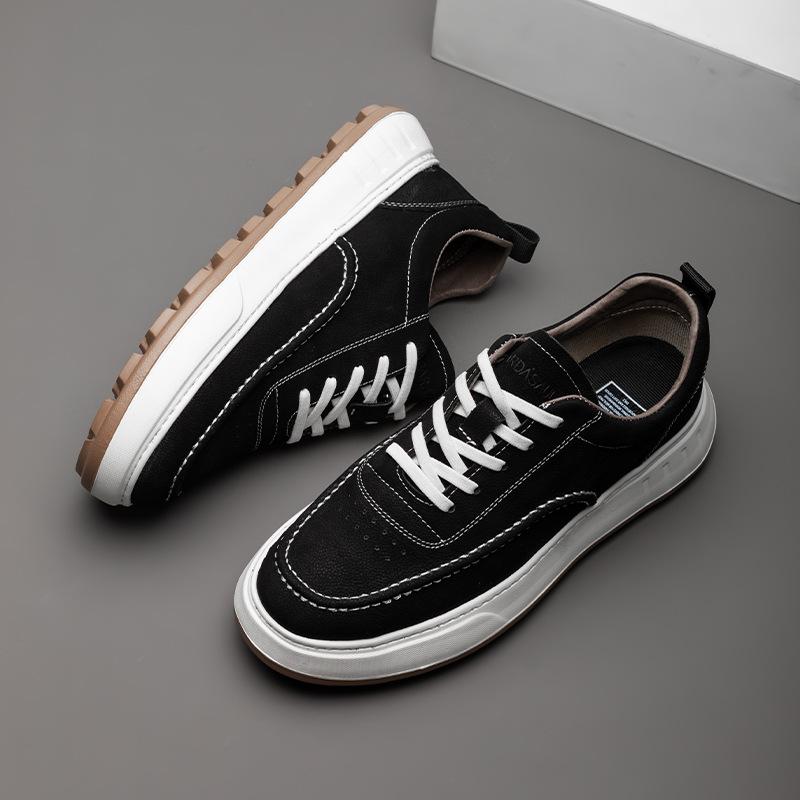 2025 Direct Supply Men's Casual Shoes 2025 New Retro Leather Board Shoes Men's Platform Lightweight Sports Men's Shoes