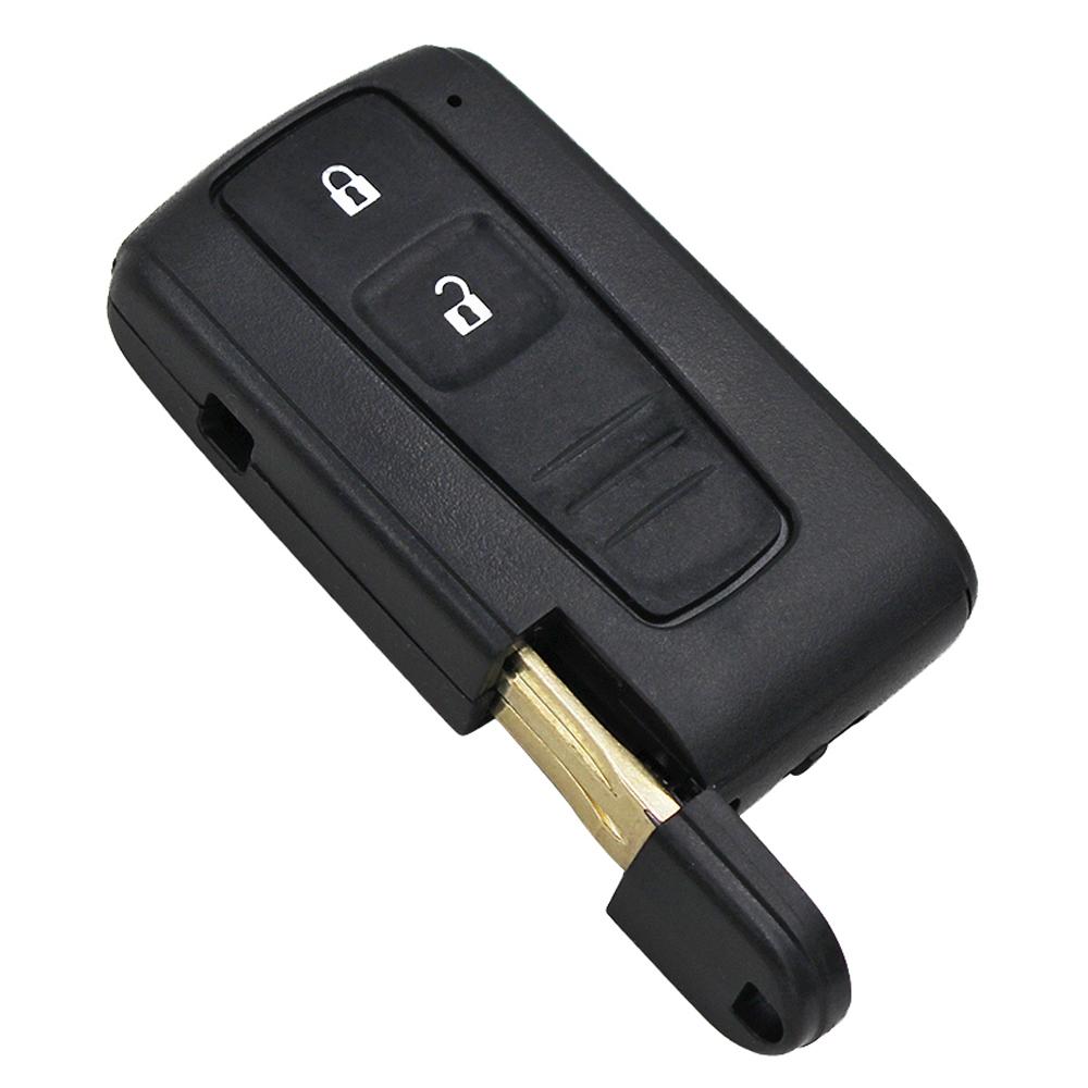 YOUBBA 2 Buttons Car Key Shell For Toyota Prius Corolla 2004 2005 2006 2007 2008 2009 Verso Camry Cover Smart Fob Case