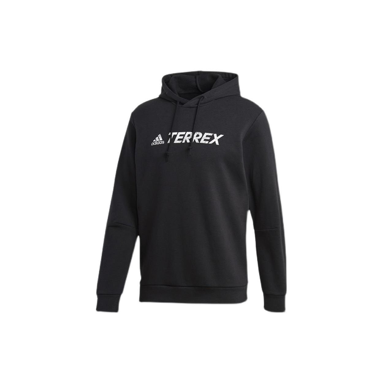 adidas Terrex Men s Black White Graphic Logo Hoodie GL6107 S