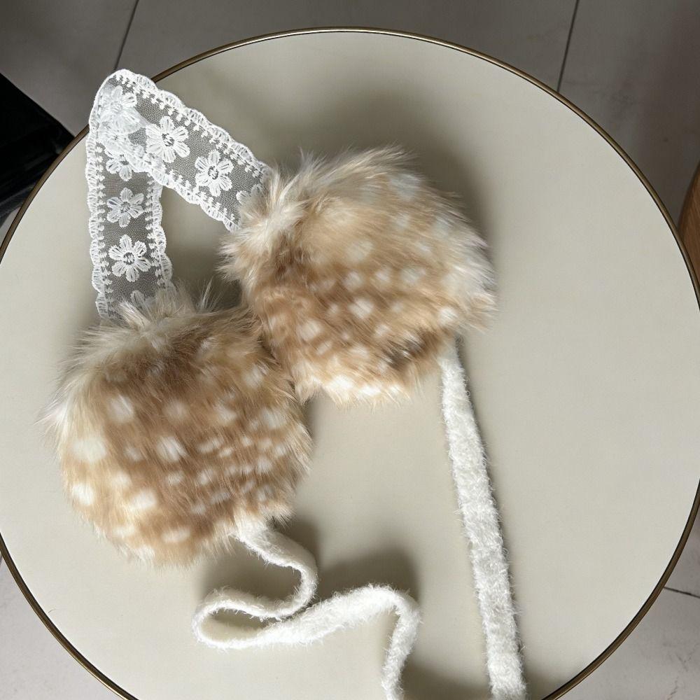 Plush Material Cold Proof Earmuffs Soft Ear Cap Windproof Earmuffs Plush Earmuffs Cold Weather