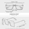 KINGSEVEN Frameless Women's Sunglasses Luxurious Fashion Gradient Polarized UV400 Eyewear Leisure Vacation Anti-Glare Glasses