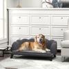 Dog Sofa, Pet Couch Bed for Medium, Large Dogs, with Legs, Cushion - Grey