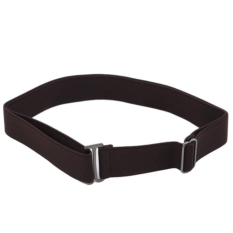 Women Fashion Adjust Slim Elastic Invisible Belt Simple Lazy Belt Fat Elastic Belt Seamless Jeans Belt