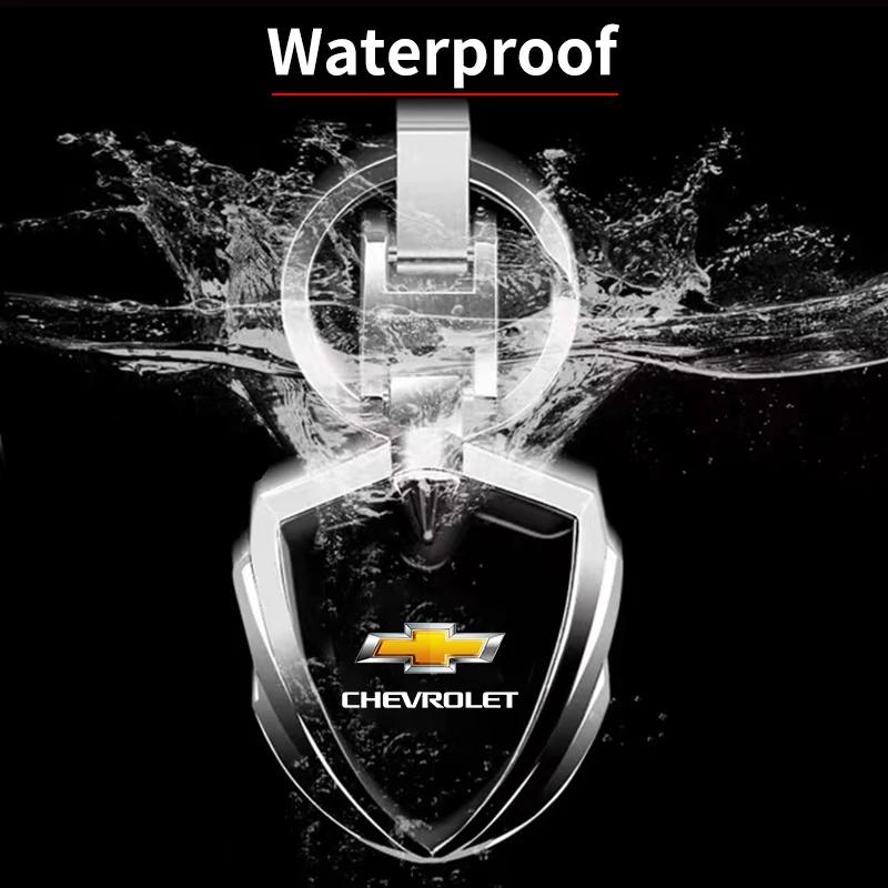 dbefju1 Personalized Metal Car Keychain Gift Fit For Chevrolet Silverado Impala Malibu Equinox Cruze Camaro Cavalier Blazer Spark Aveo
